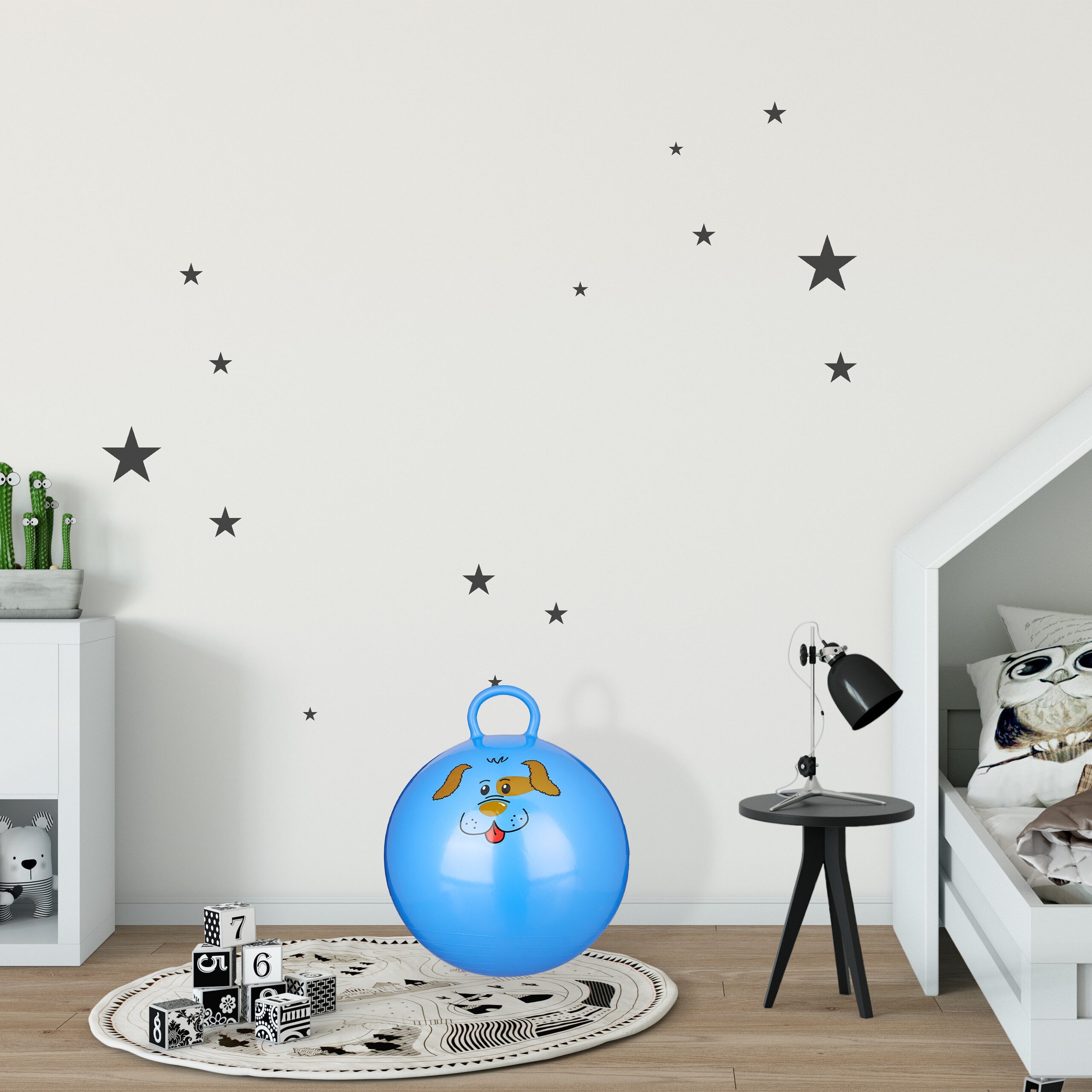 relaxdays Hüpfspielzeug 3 x Hüpfball Kinder günstig online kaufen
