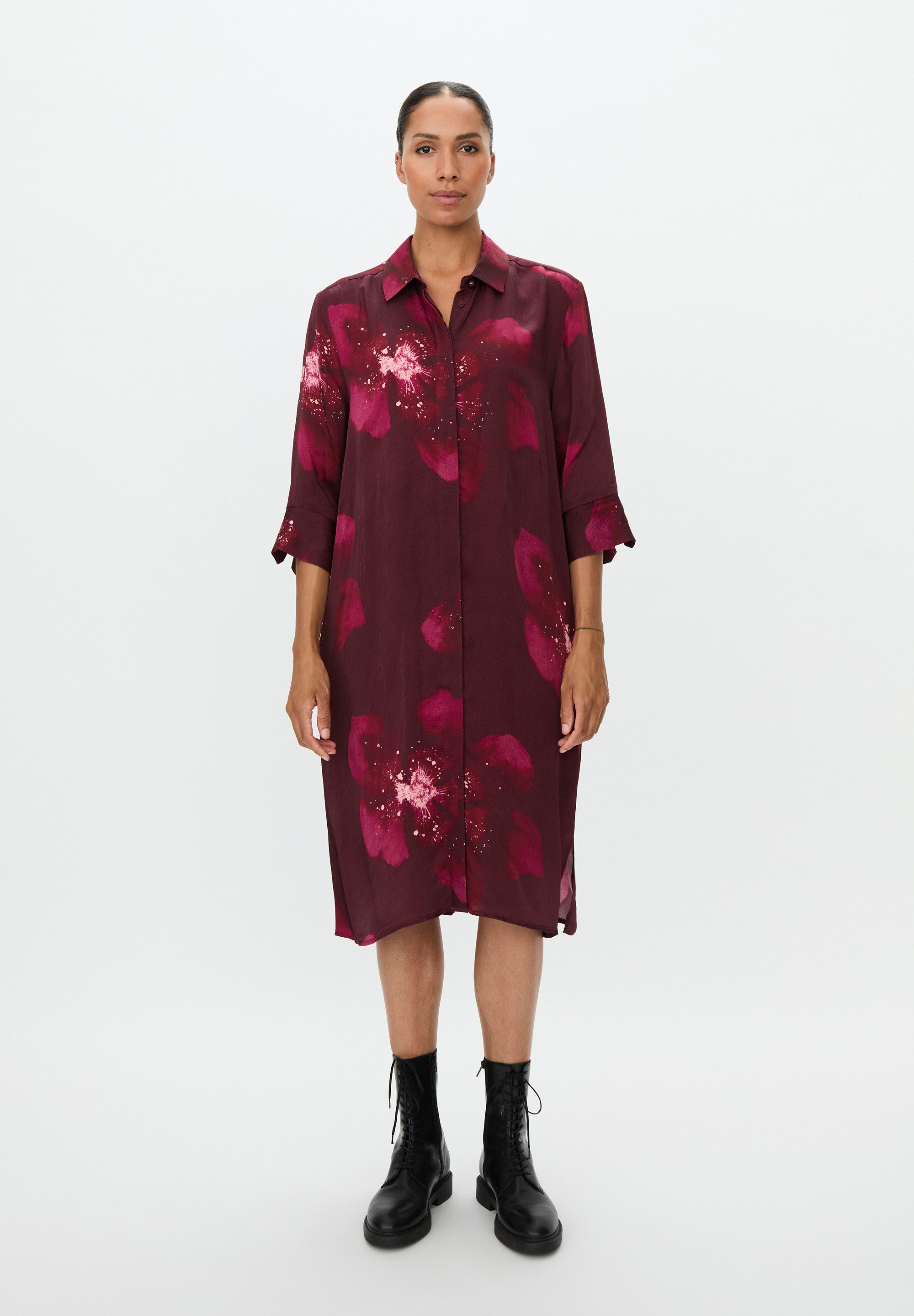 Masai Shirtkleid MaNimeso Schlitzen in den Seiten