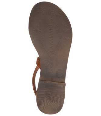 Lazamani Sandalen Leder Zehentrenner