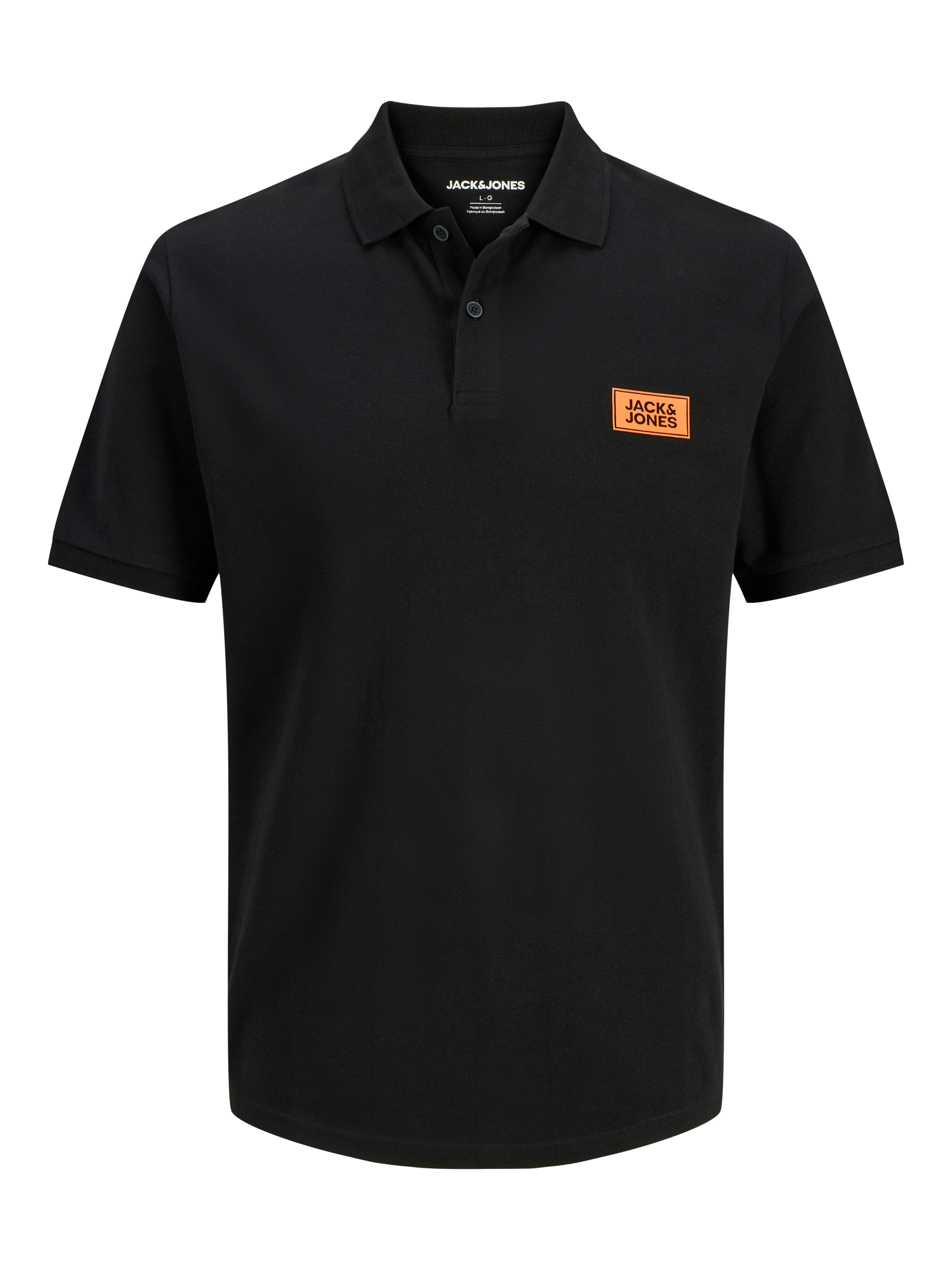 Jack & Jones PlusSize Poloshirt JJRUSH POLO SS PLS Baumwolle, regular fit
