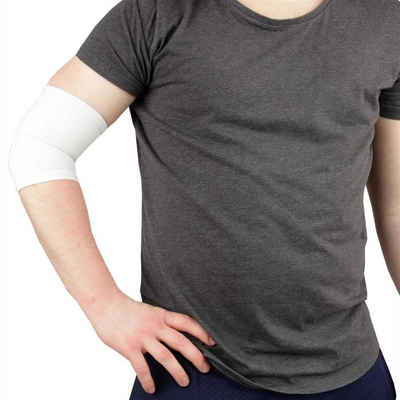 Bestlivings Hallux-Bandage, 1-tlg., Ellenbogenbandagen in weiß, Gelenkschoner Schutz Schoner für Ellenbogengelenk Unisex
