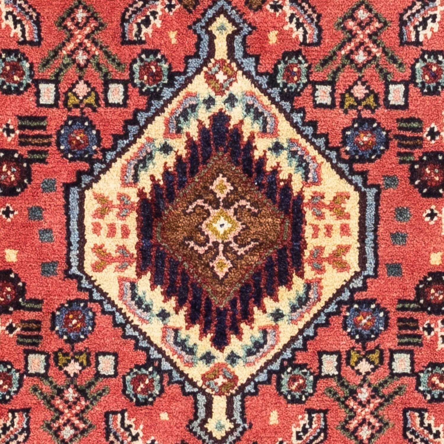 Wollteppich Hosseinabad Medaillon Rosso mm, 10 x Höhe: rechteckig, 80 morgenland, 125 cm, Handgeknüpft