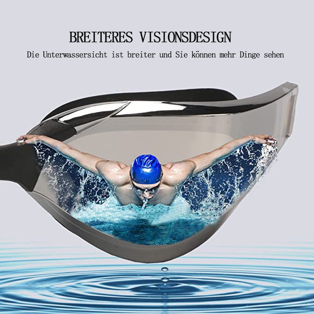 GelldG Schwimmbrille Unisex-Schwimmbrille Kinder Erwachsene für