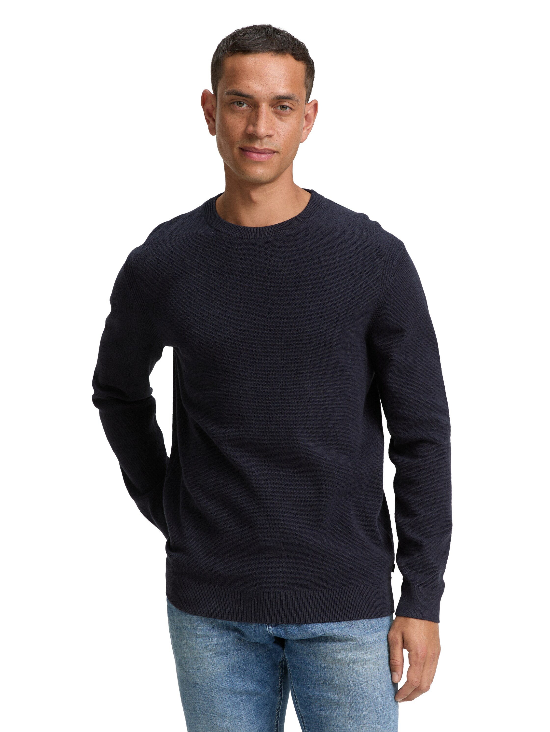 TOM TAILOR Strickpullover mit Bündchen