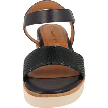 Tamaris Damen Schuhe Leder Komfort Sandale 1-28203-42 Keilsandalette verstellbar, gepolstert