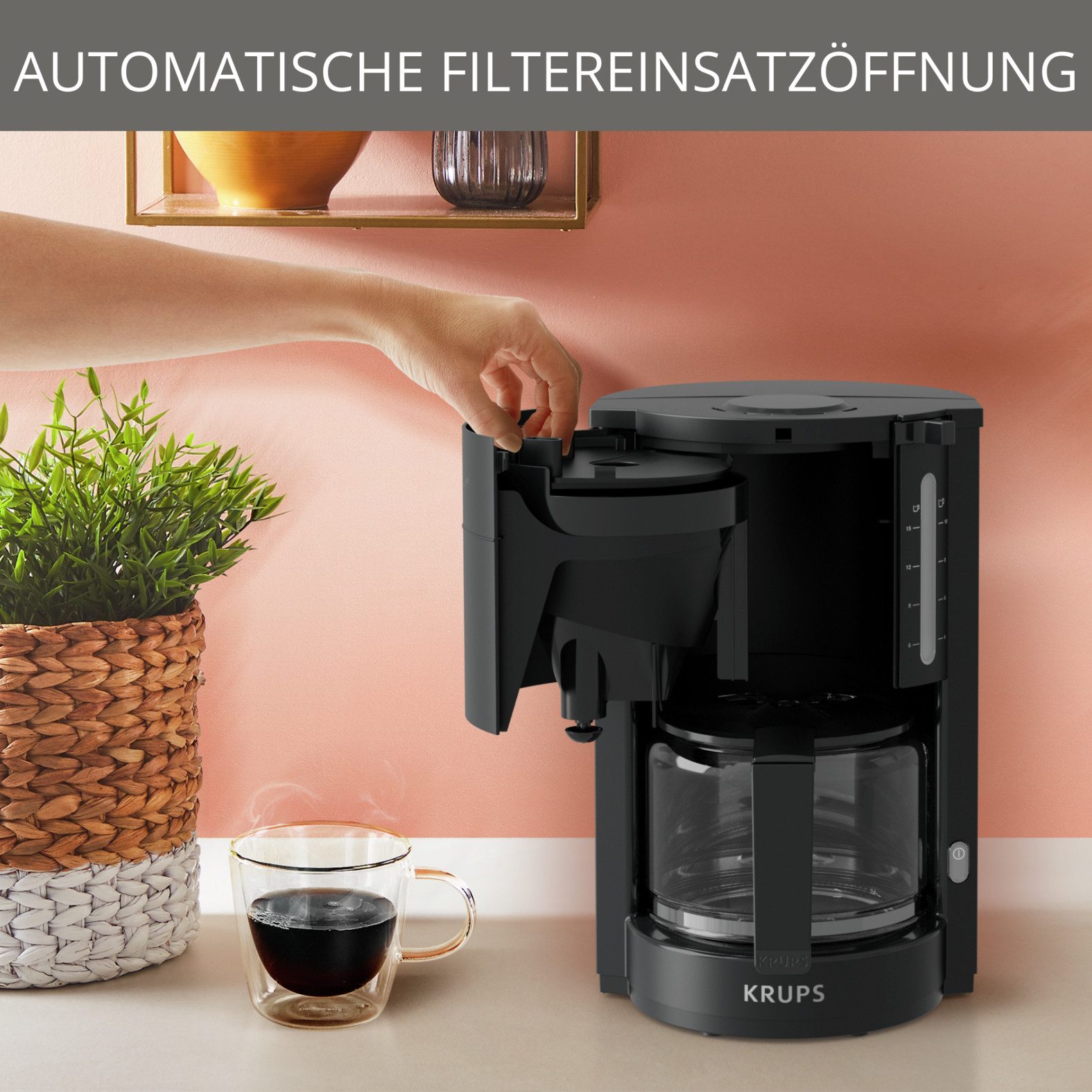 KRUPS Filterkaffeemaschine "ProAroma F3090", schwarz – Bild 5 von 5