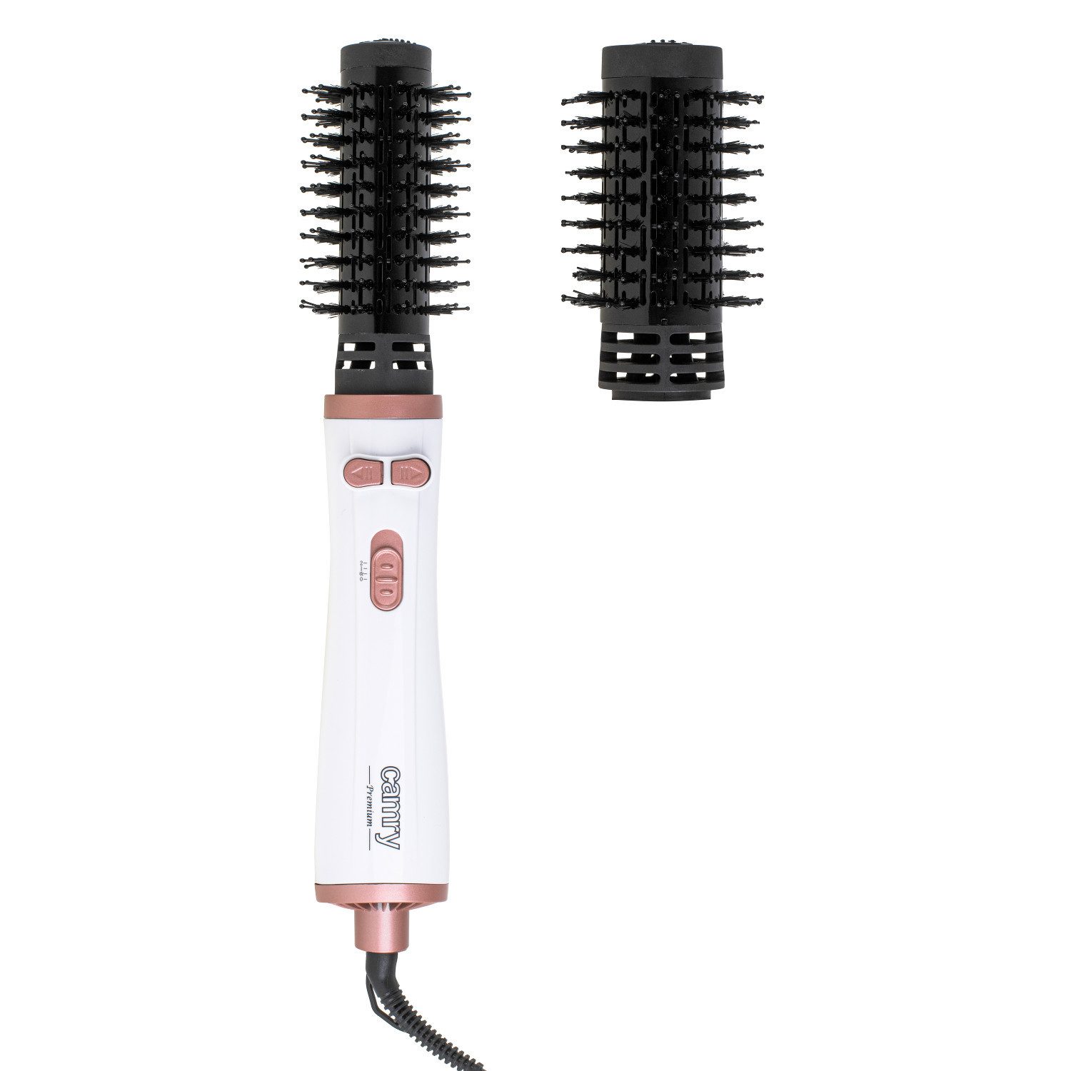 Camry Lockenstab CR 2021 Rotierender Lockenstab-Föhn, 2 austauschbare Bürsten