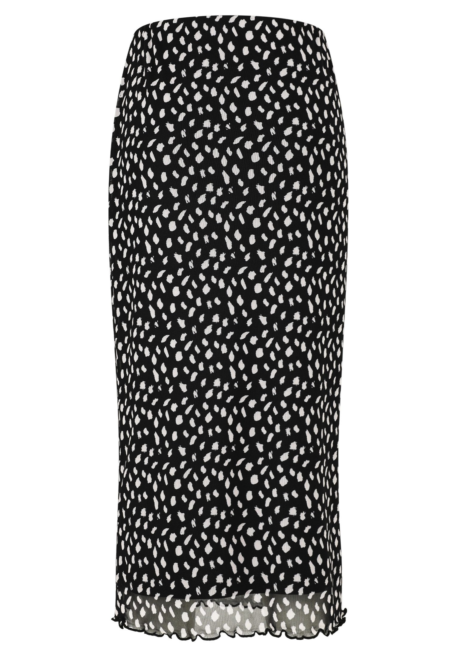 Cartoon Midirock Damen mit Gummizug