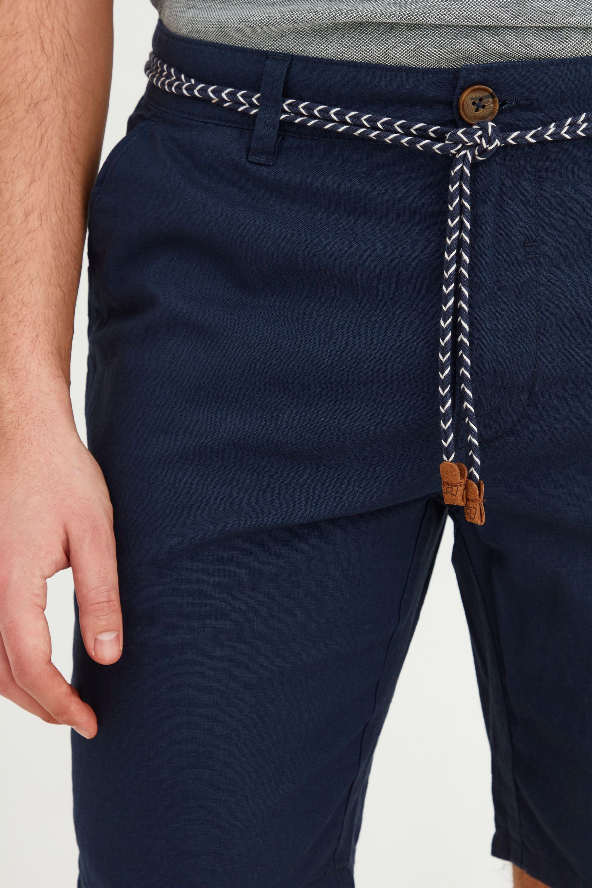 Blend Leinenhose BHMennok Leinenmix-Shorts mit Stoff Gürtel