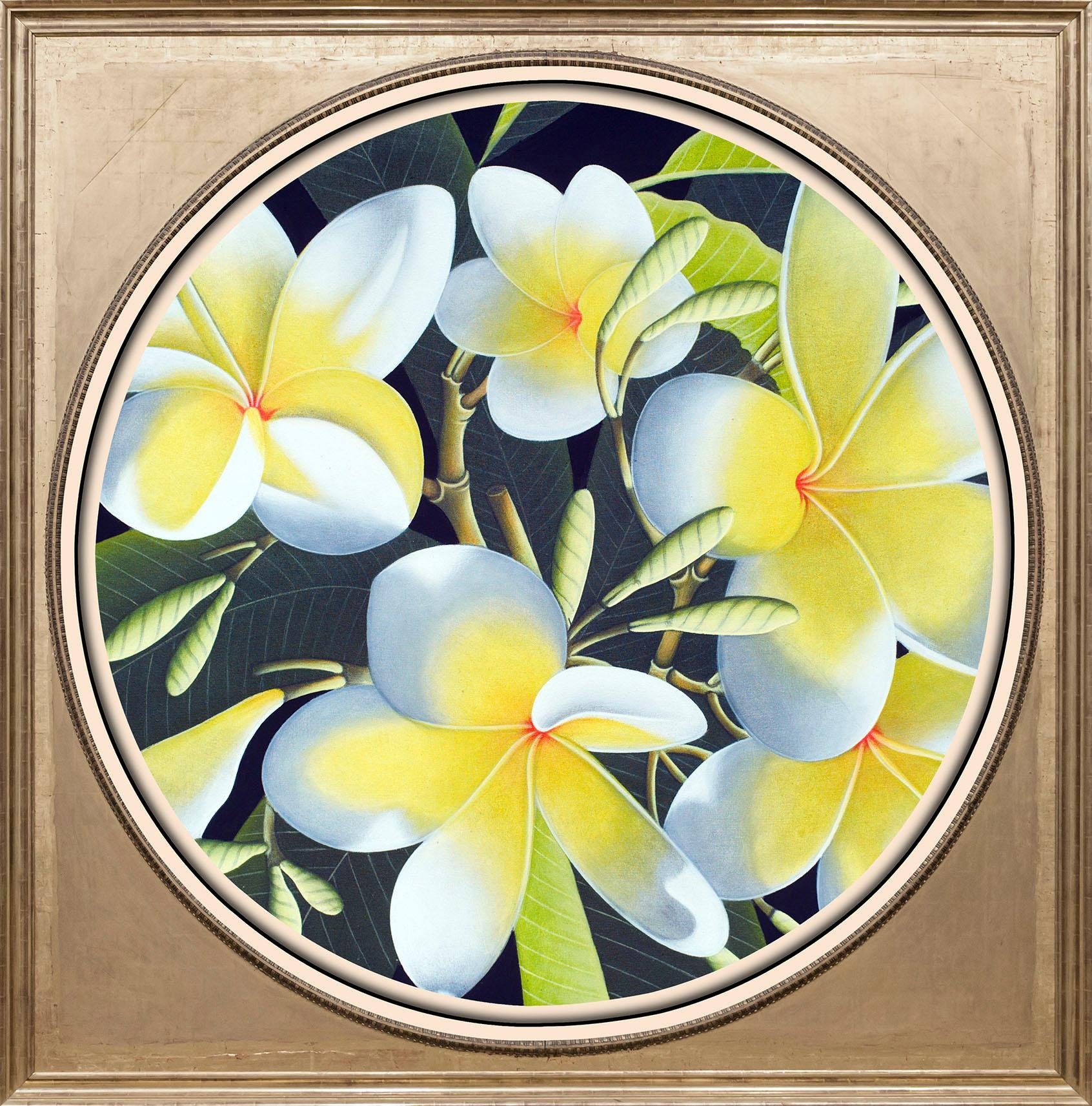 queence Acrylglasbild Gelbe Blüten