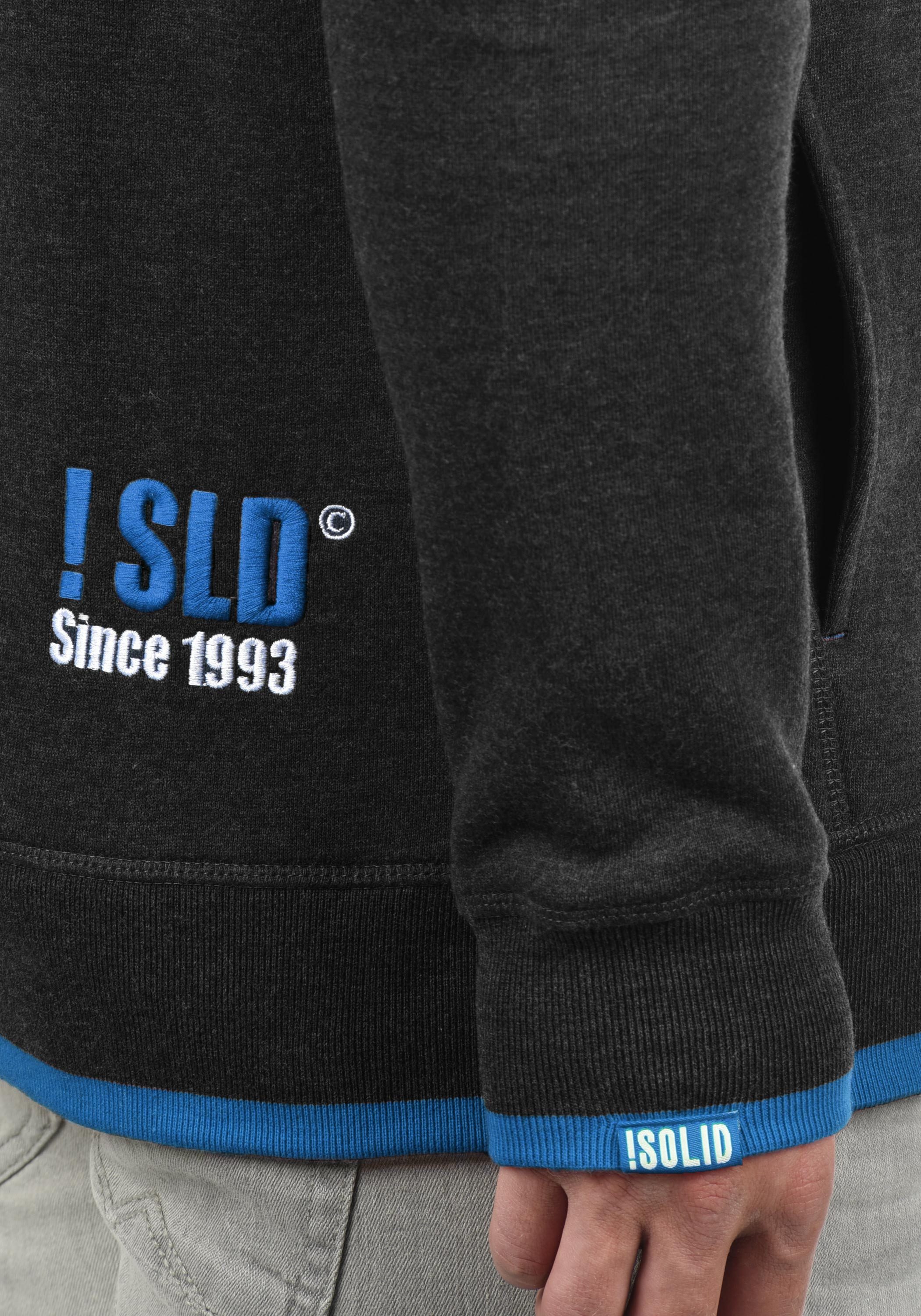 !Solid Stehkragenpullover SDBenjamin Tube Sweatpullover mit weicher Fleece Innenseite