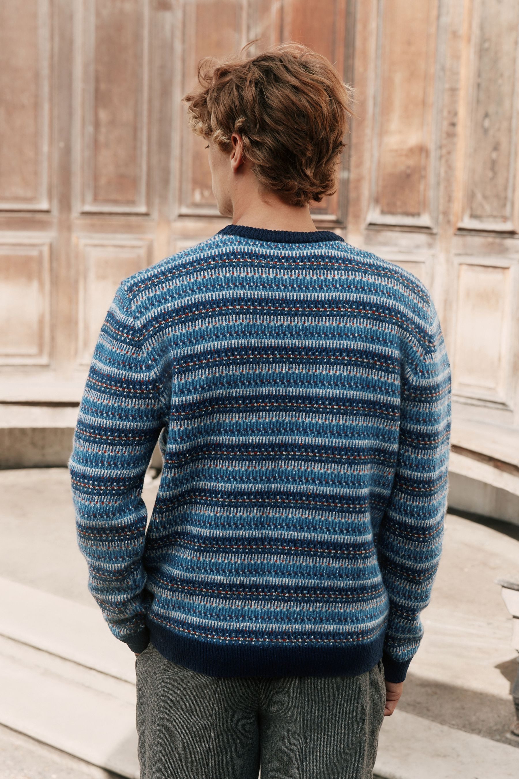 Next Norwegerpullover Regular Fit Signature Fairisle-Rundhalspullover (1-tlg)