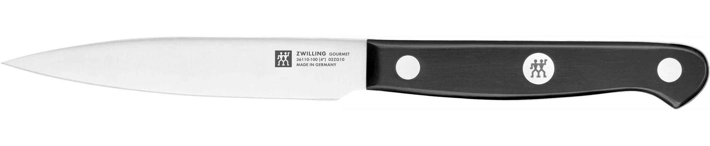 Zwilling Messer-Set Gourmet (Set, 2-tlg., 1 Spick & Garniermesser 10 cm, 1 Kochmesser 20 cm), Made in Germany, FRIODUR eisgehärtete Klingen, Sonderschmelze