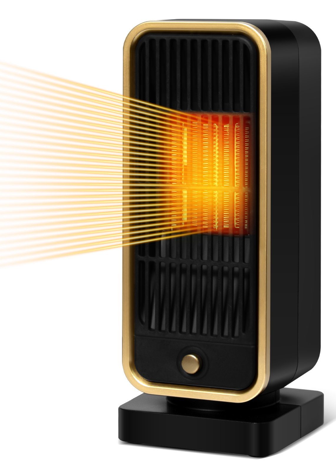 OZAVO Heizlüfter OZQNQ01, Keramikheizlüfter 26,2cm Heizgerät Heizung Heissluft