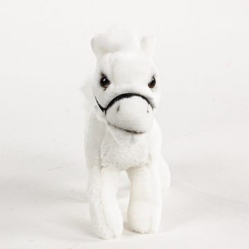 Teddys Rothenburg Kuscheltier Pferd weiß 20 cm Schimmel Pony (Stoffpferd Ponys Plüschpferd, Stofftiere, Plüschtiere, Fohlen aus Plüsch)