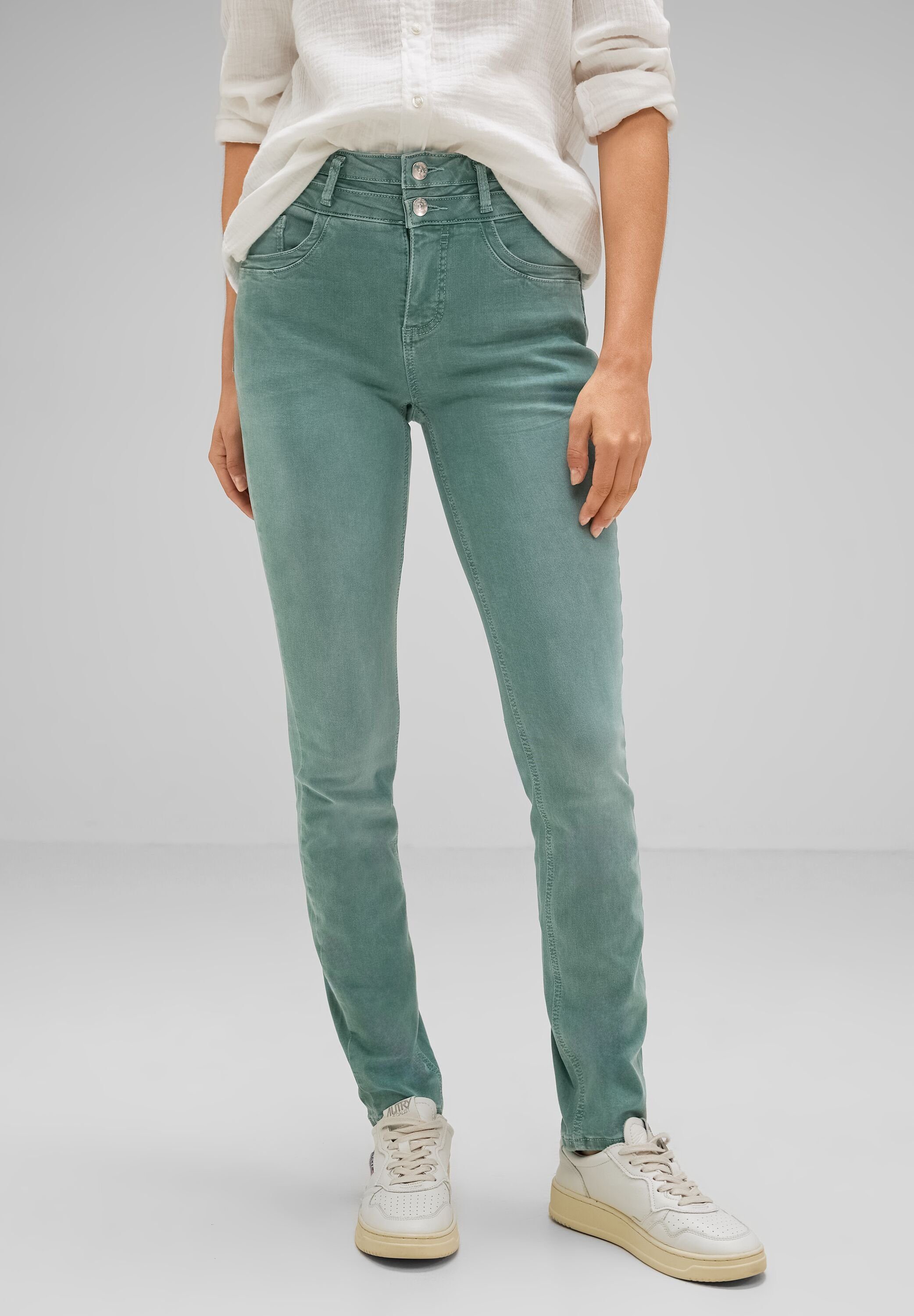 STREET ONE Slim-fit-Jeans Fit High Jeans Waist, Slim