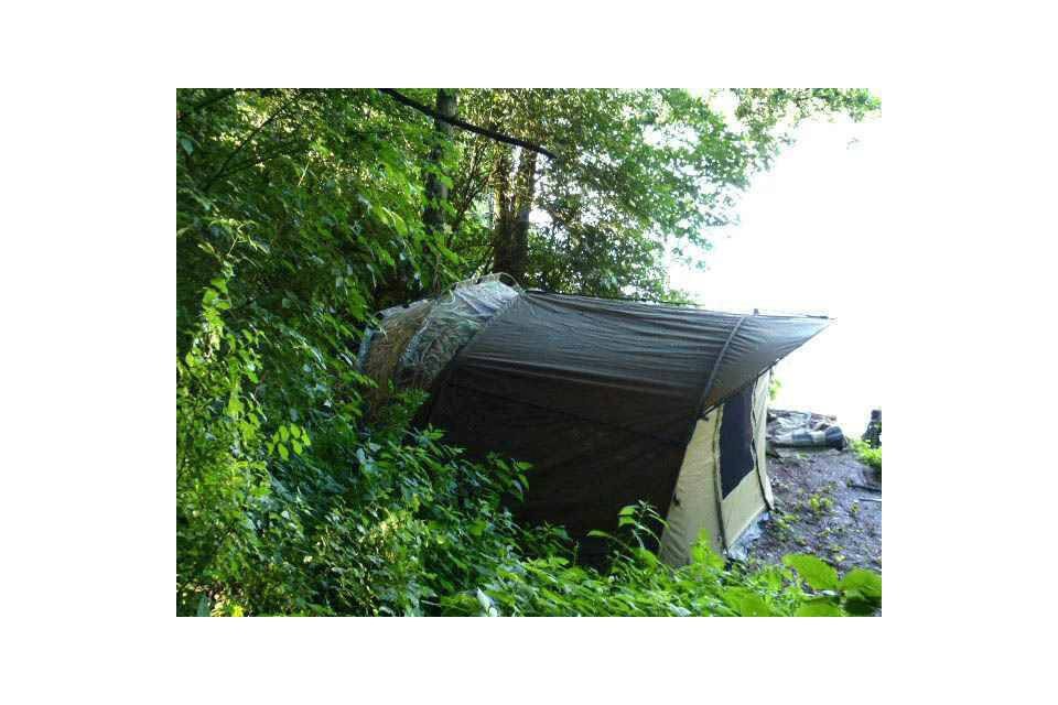 MK Angelsport Angelzelt Vorzelt für Fort Knox 3,5man 2.0 Bivvy u.a. 3-Mann Angelzelte