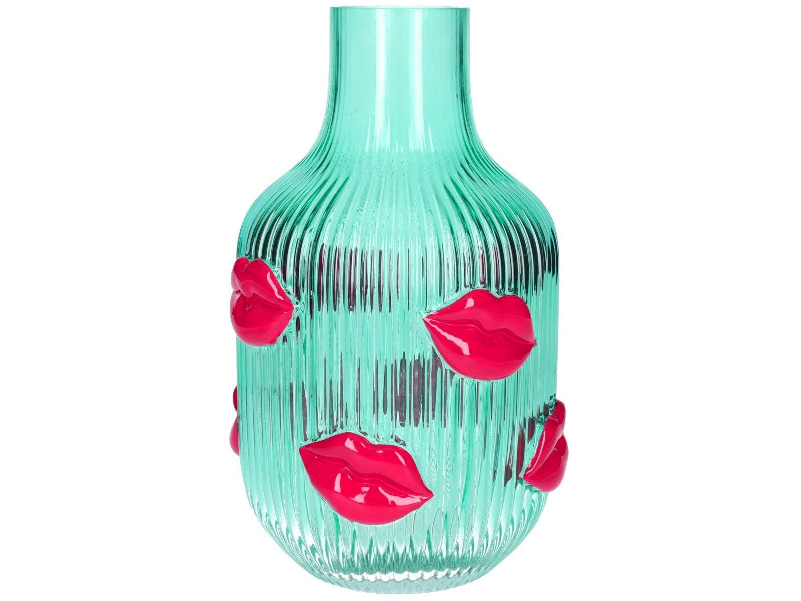 Giftcompany Dekovase L'amour Vase Lippen türkis günstig online kaufen