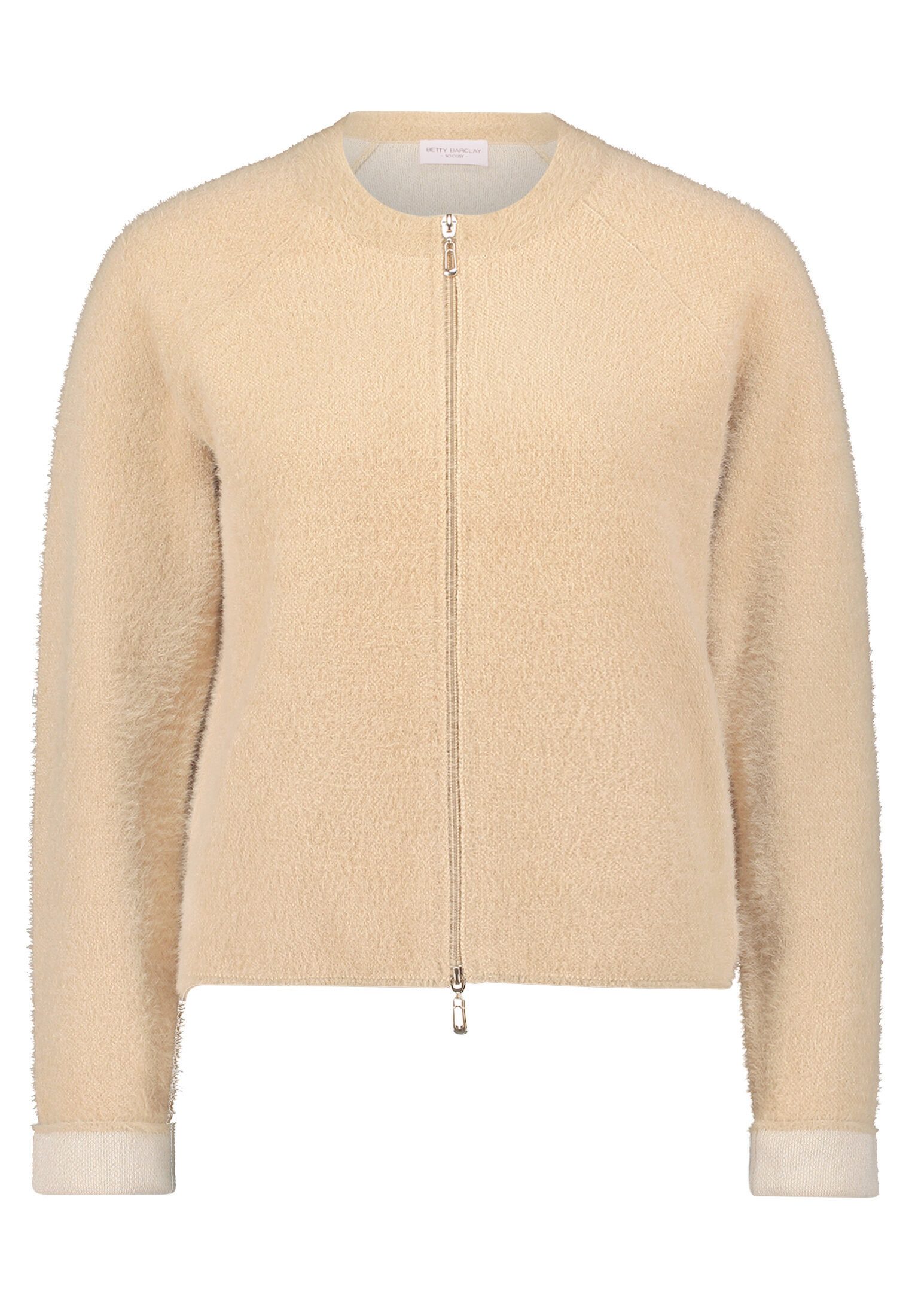 Betty Barclay Strickjacke Damen mit Reißverschluss (1-tlg)