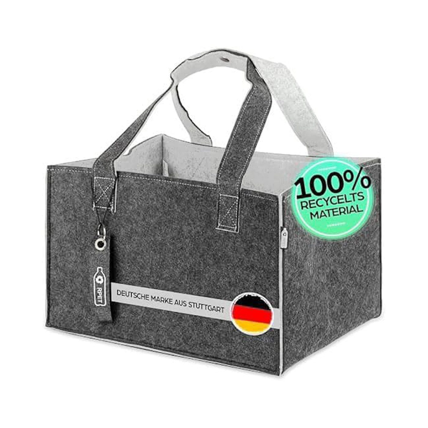 Tanndesign Einkaufskorb Einkaufs- & Kaminholzkorb Filz 31L, aus recycelten günstig online kaufen