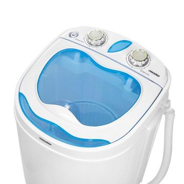 Mesko Waschschüssel MS 8053, kleine Waschmaschine mit Schleudern, 3 kg Kapazität, Camping, weiß