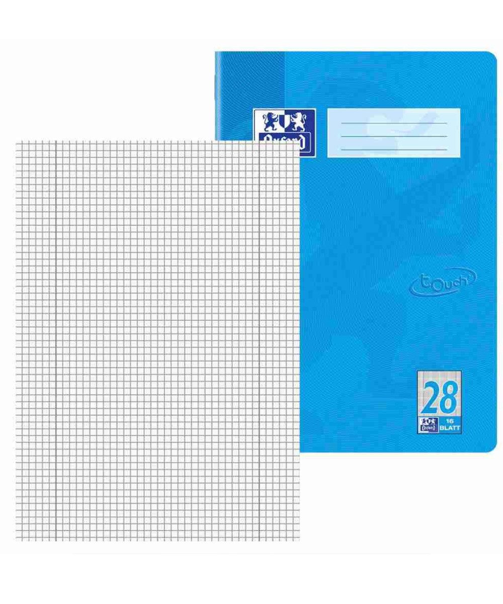 Schulheft Oxford Schulheft A4, kariert 16 Blatt