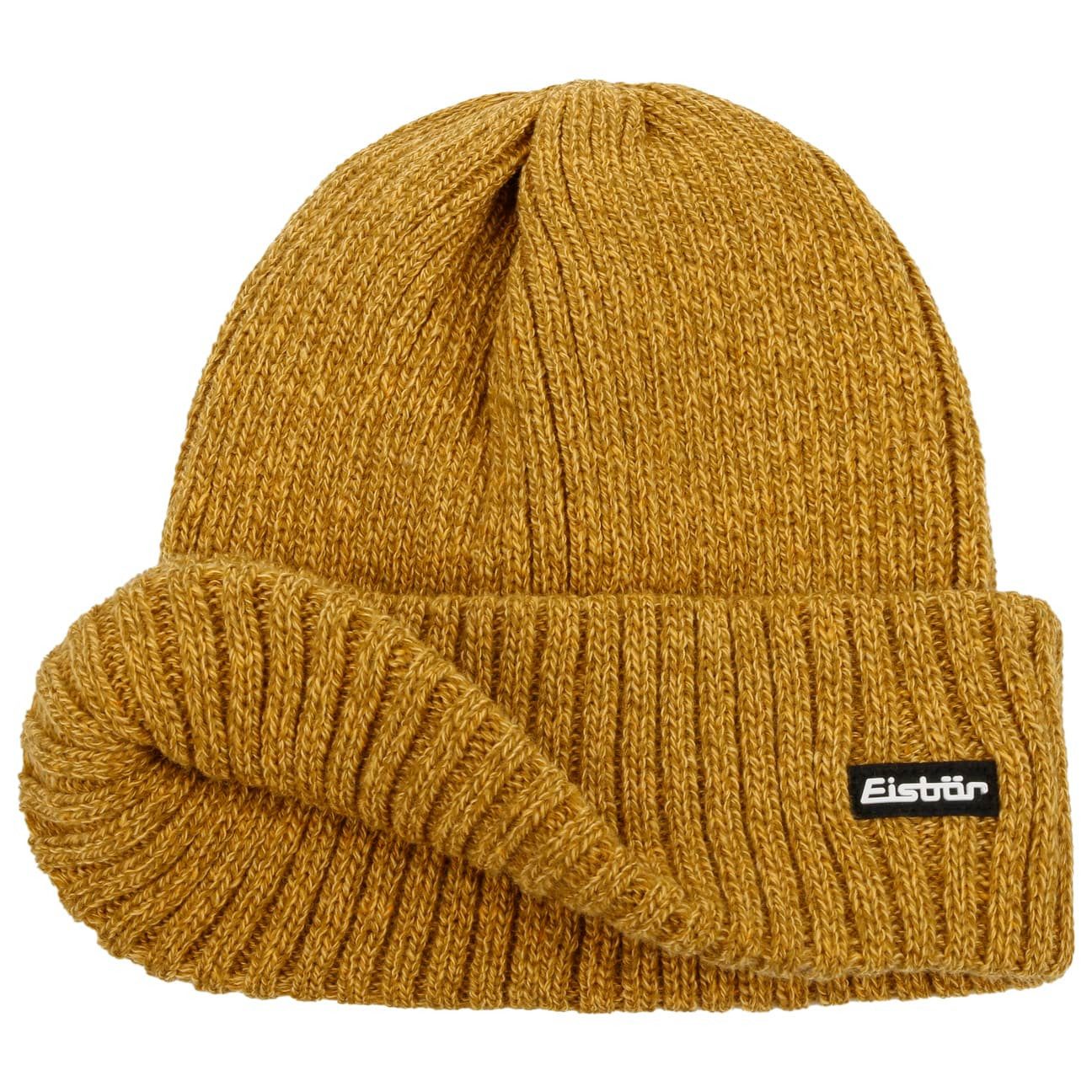 Eisbär Strickmütze (1-St) Wintermütze mit Umschlag