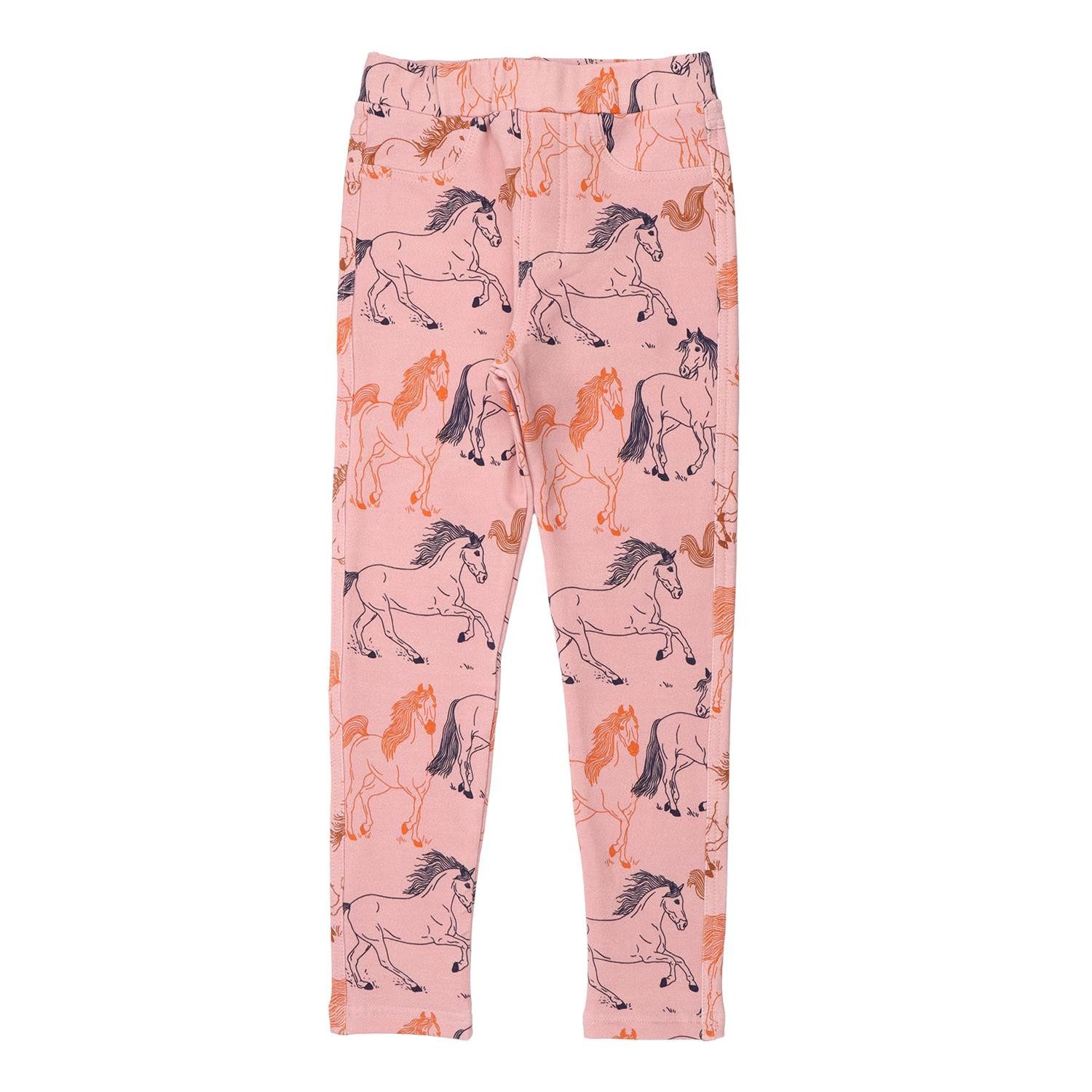 Walkiddy Sweatleggings Walkiddy mit Pferdenmotiv aus Bio Baumwolle Bio Baumwolle,GOTS,Kinderbekleidung,nachhaltige Klamotten,Leggings