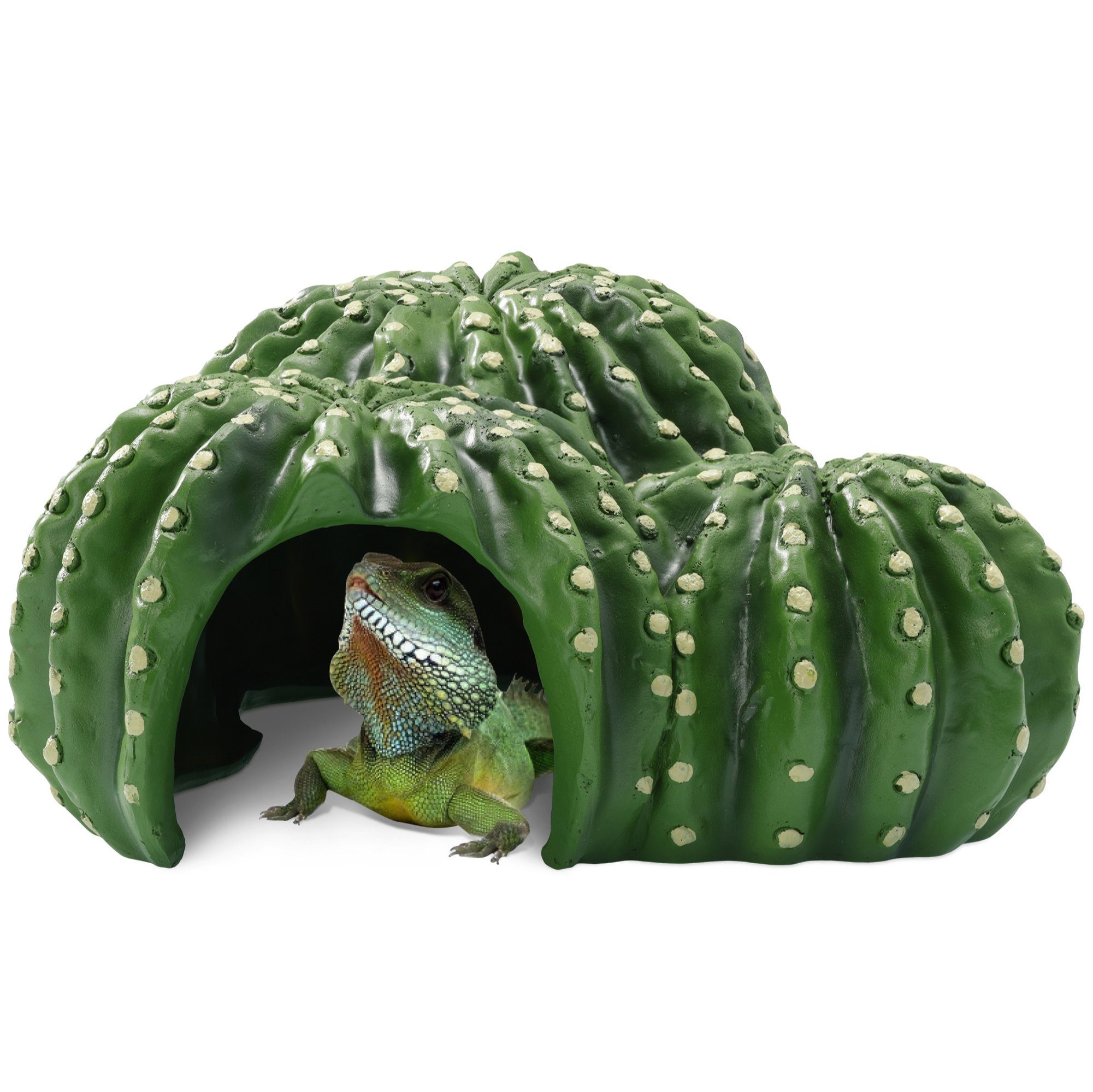 Tier-Beschäftigungsspielzeug Reptilien-Versteck - Schildkrötenhaus - Terrarium Deko Kaktus