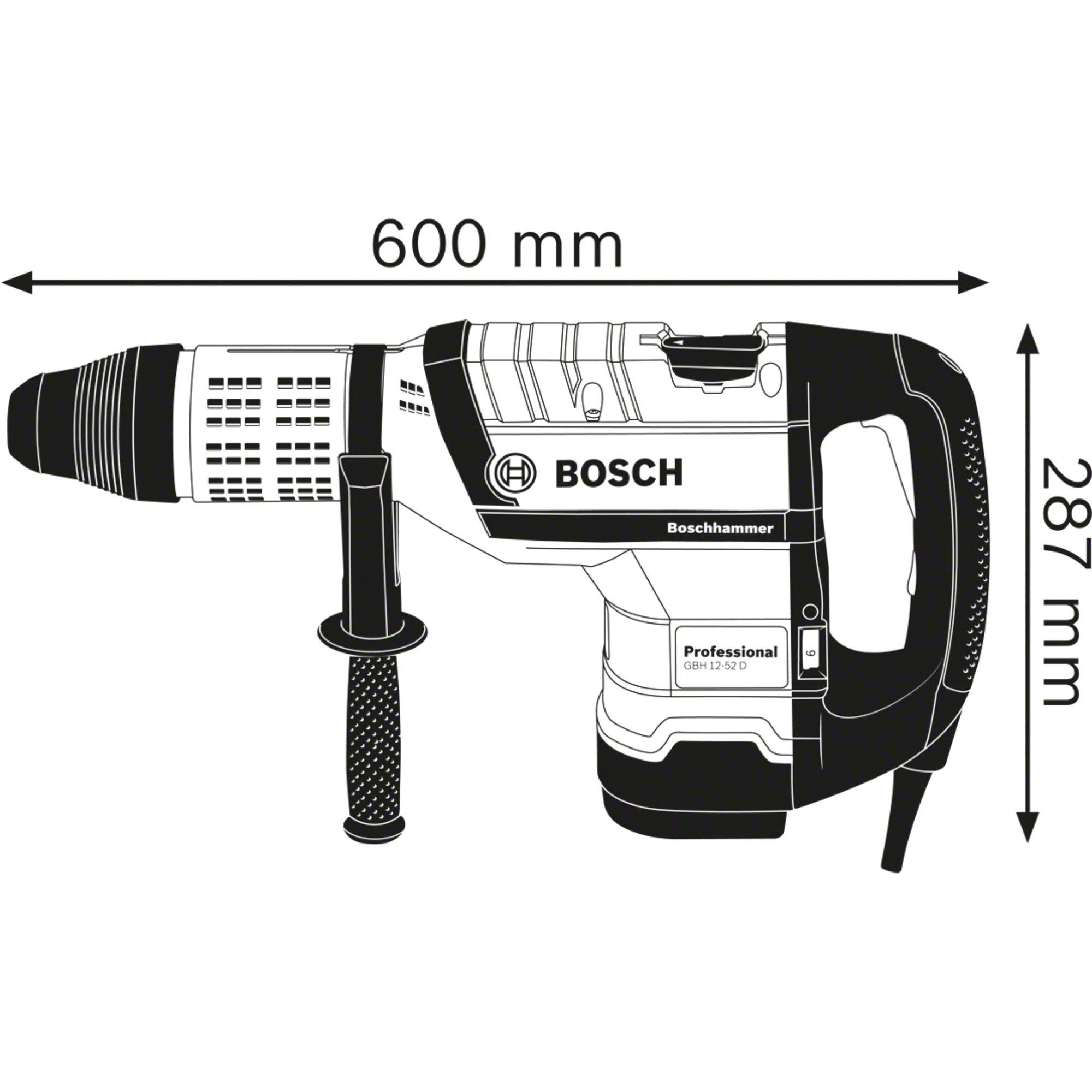 BOSCH Bohrhammer Bosch Professional (1.700 GBH 12-52 D, Bohrhammer