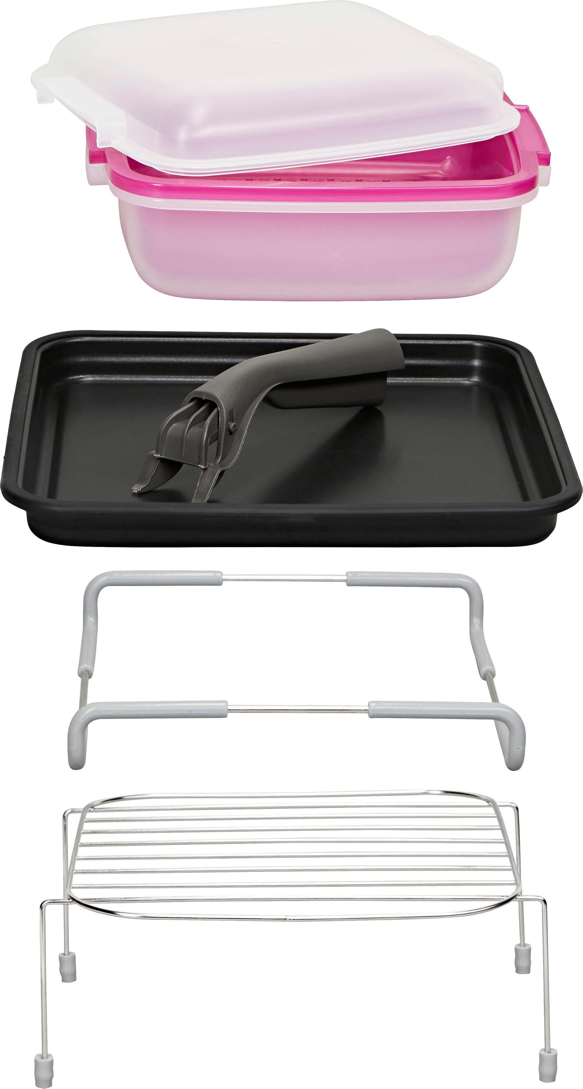 BAUKNECHT Mikrowelle MW 427 SL, Grill, 25 l, Garraum ohne Drehteller bietet mehr Platz für Crisp-Gerichte – Bild 4 von 5