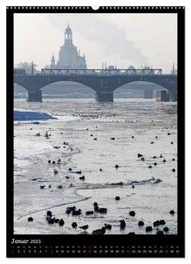 CALVENDO Wandkalender Frauenkirche Dresden (Premium, hochwertiger DIN A2 Wandkalender 2023, Kunstdruck in Hochglanz)