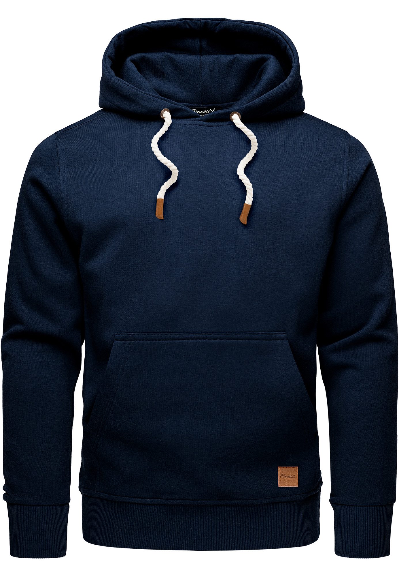 REPUBLIX Sweatshirt ERIC Herren Basic Kapuzenpullover Hoodie