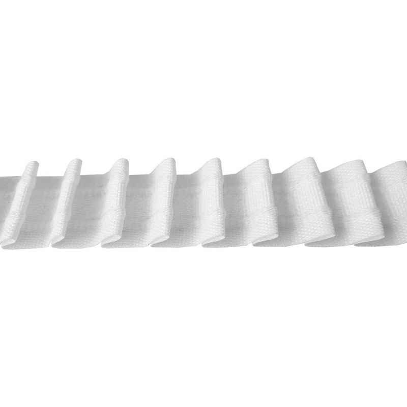 Faltenband »FP-25-11«, Bestlivings, Gardinen, Vorhänge, Gardinenstoff, Bleistiftband "Weiß" 25mm (Länge: 5m - 50m), 1:2 Gardinenband zum Aufnähen für Stoffe, Kräuselband