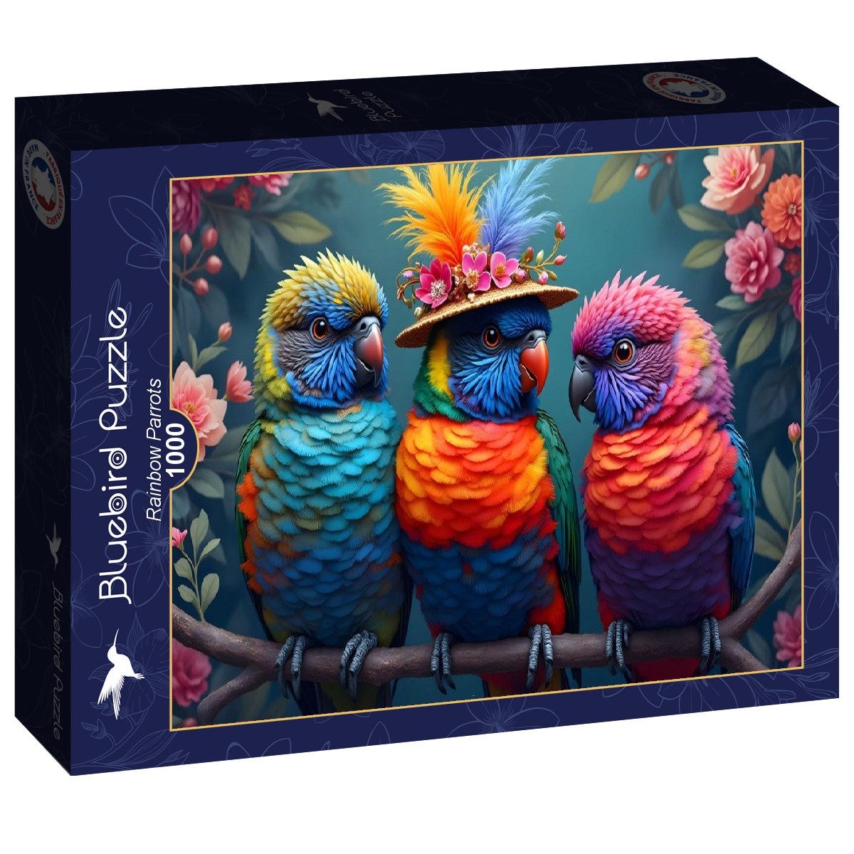 Bluebird Puzzle Puzzle Regenbogenpapageien, Puzzleteile günstig online kaufen