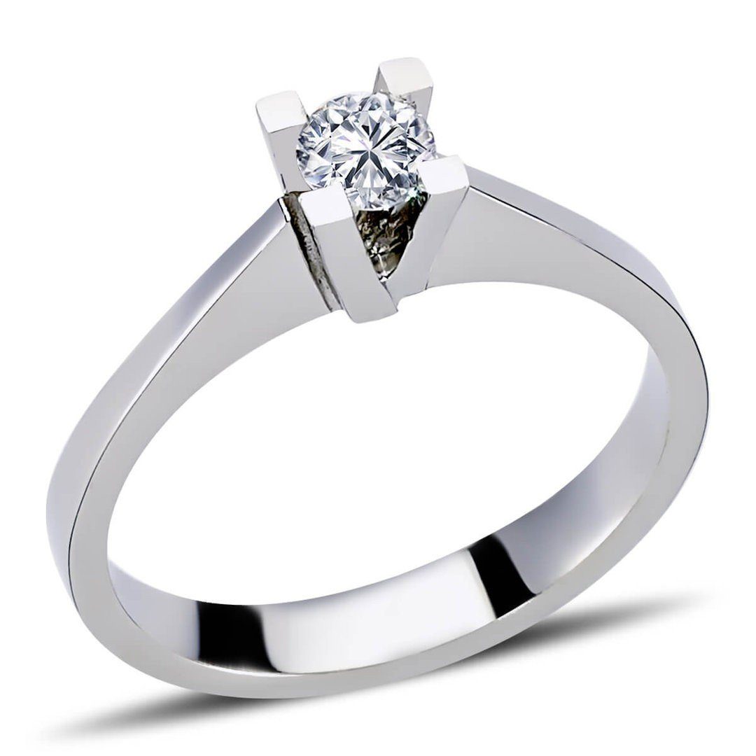 EinStein Diamant Verlobungsring »0,24 Carat Diamant Antragsring 14 Karat  Weißgold« online kaufen | OTTO