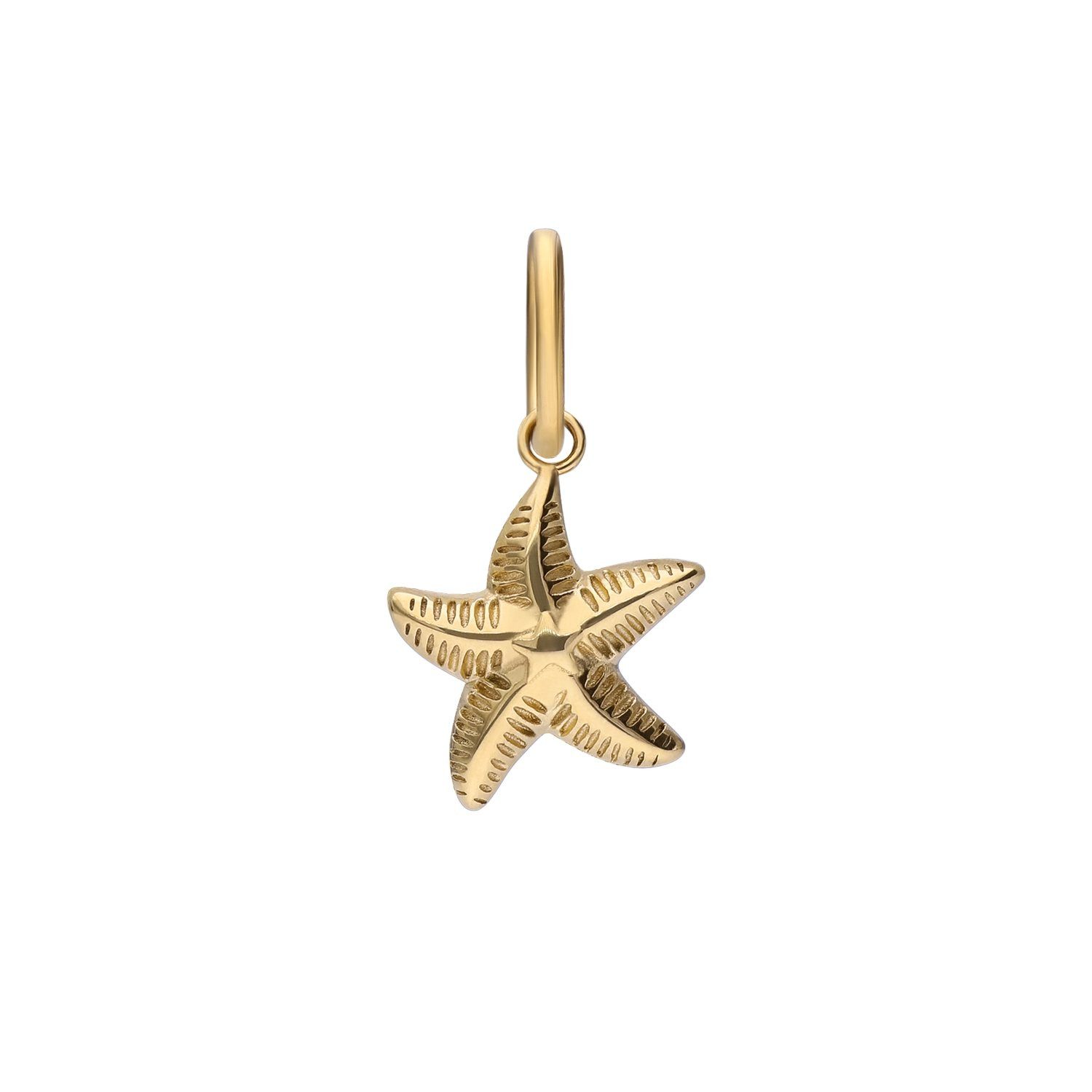 LUCARDI Kettenanhänger Anhänger - Stahl - Gold - Damen