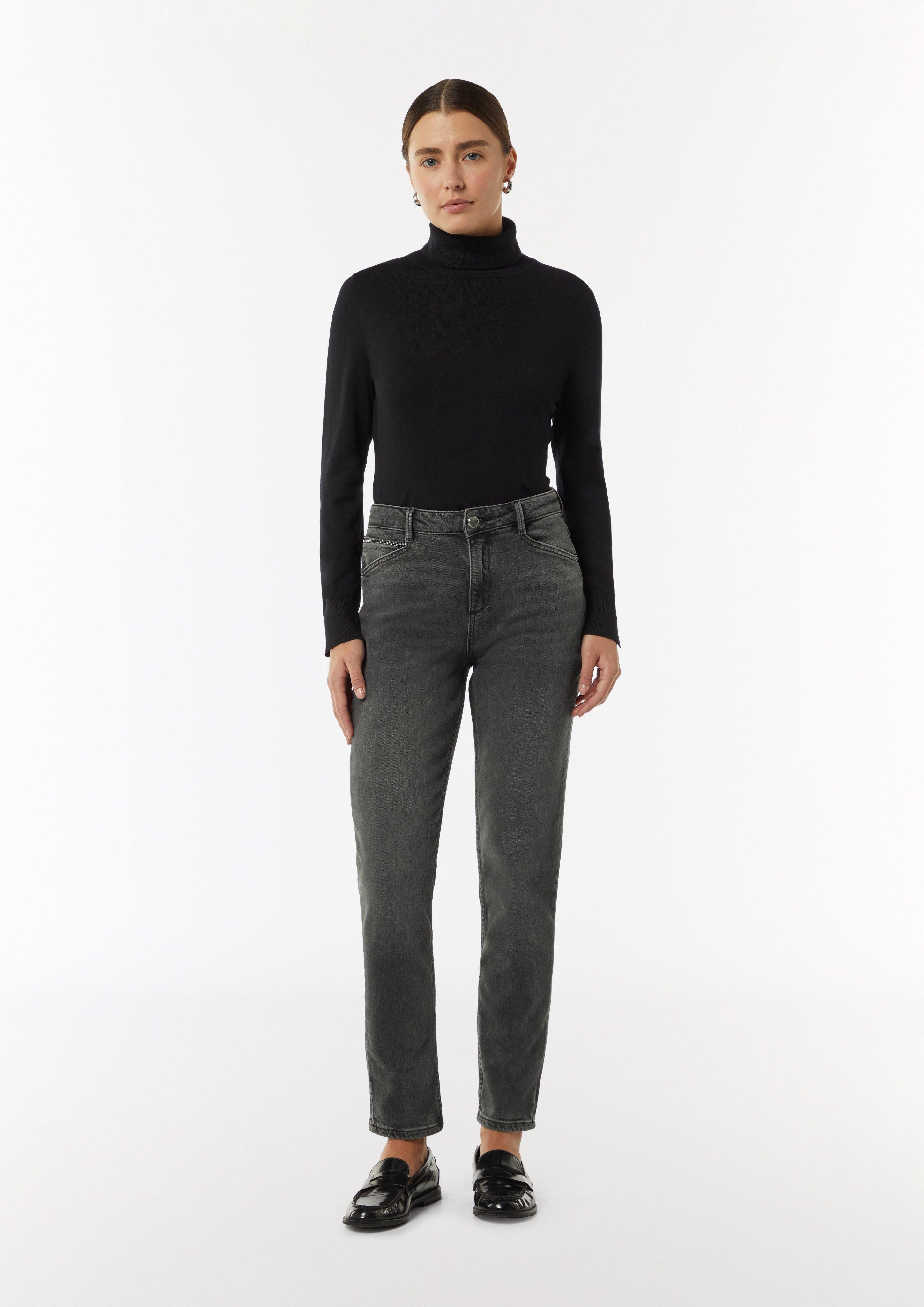 Comma 7/8-Jeans Jeans-Hose mit Schmuckdetails günstig online kaufen