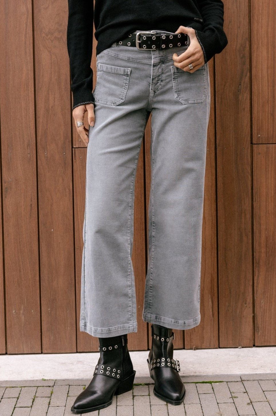 Stretch-Jeans FREEMAN T. PORTER ALICE NEEDLECORD stormy weather 25217 CORD.F895