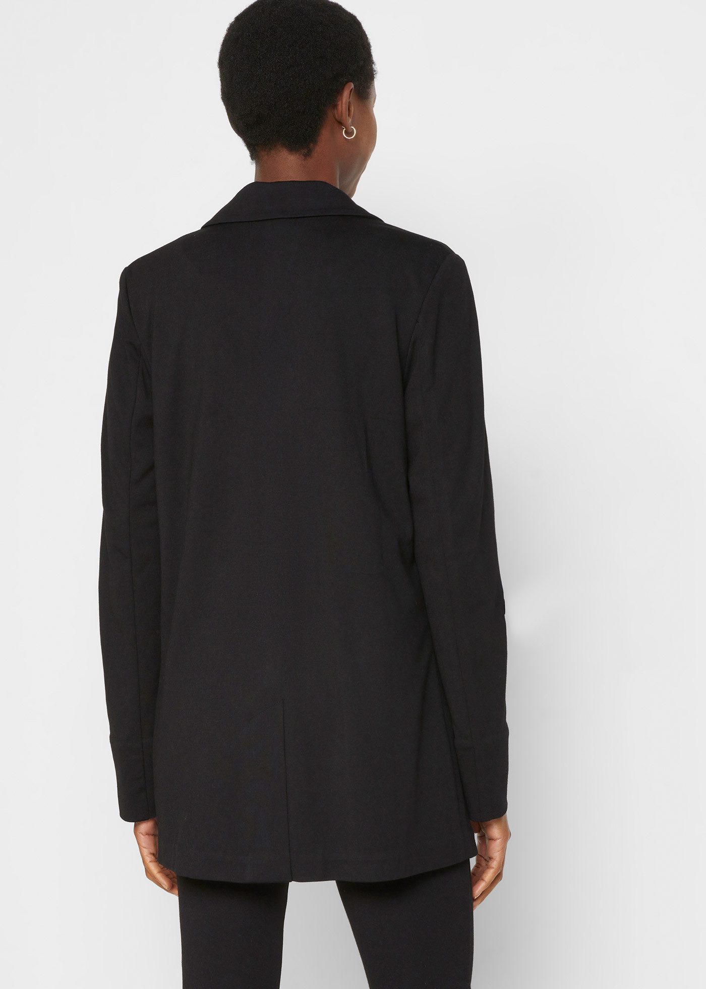 bonprix Sweatblazer (1-tlg) mit langem Arm, mit Reverskragen, Oversize Pass günstig online kaufen