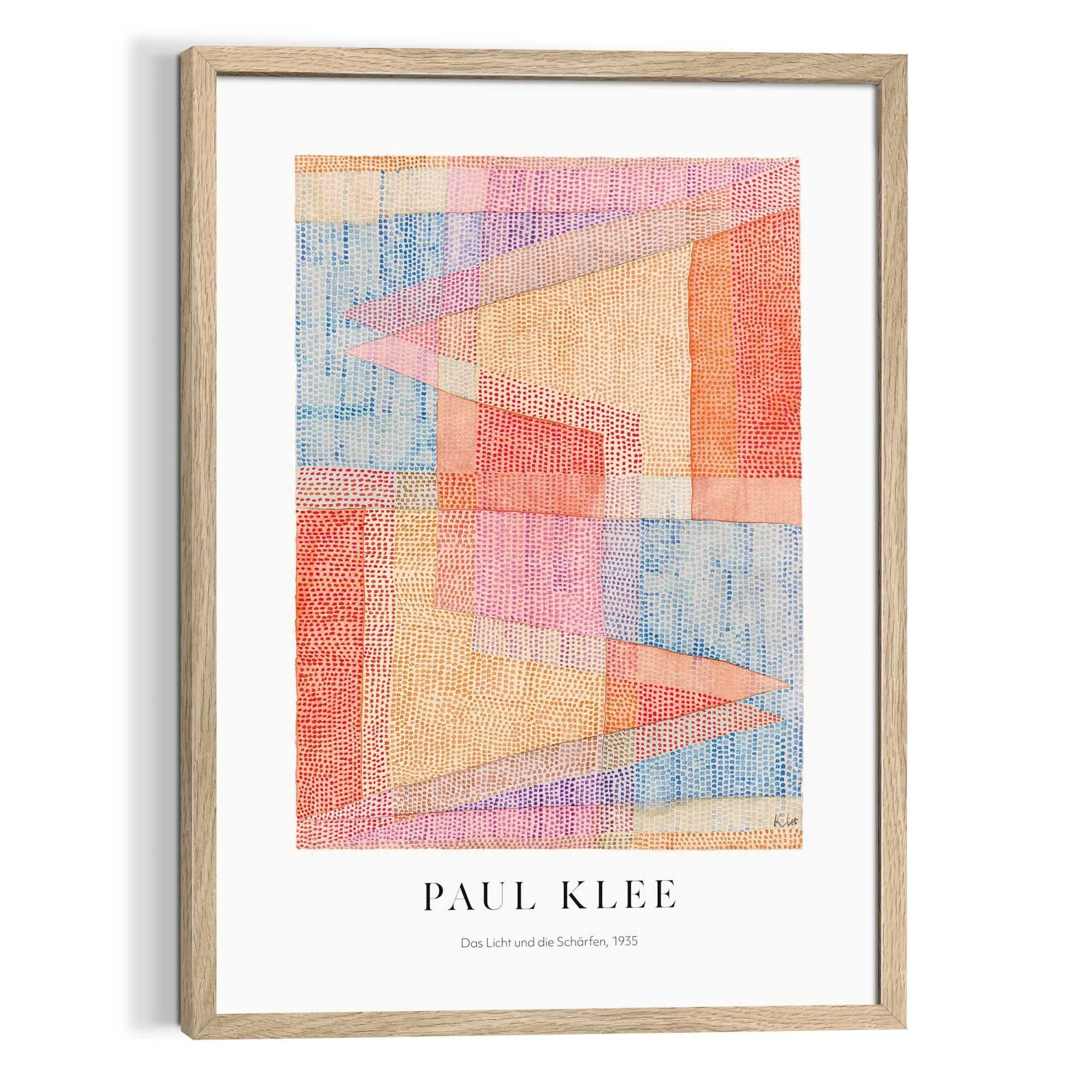 Reinders! Leinwandbild Paul Klee - Das Licht und die Schärfen