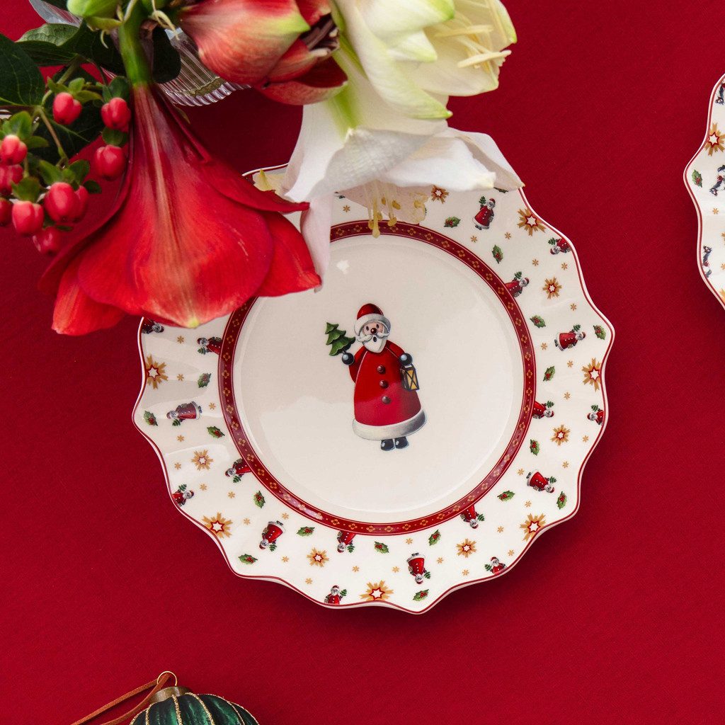 Villeroy & Boch Frühstücks-Geschirrset Toy's Delight Frühstücks-Set für 2 (6-tlg), 2 Personen, Porzellan, Premium Porcelain, 6 Stck, Handwäsche empfohlen