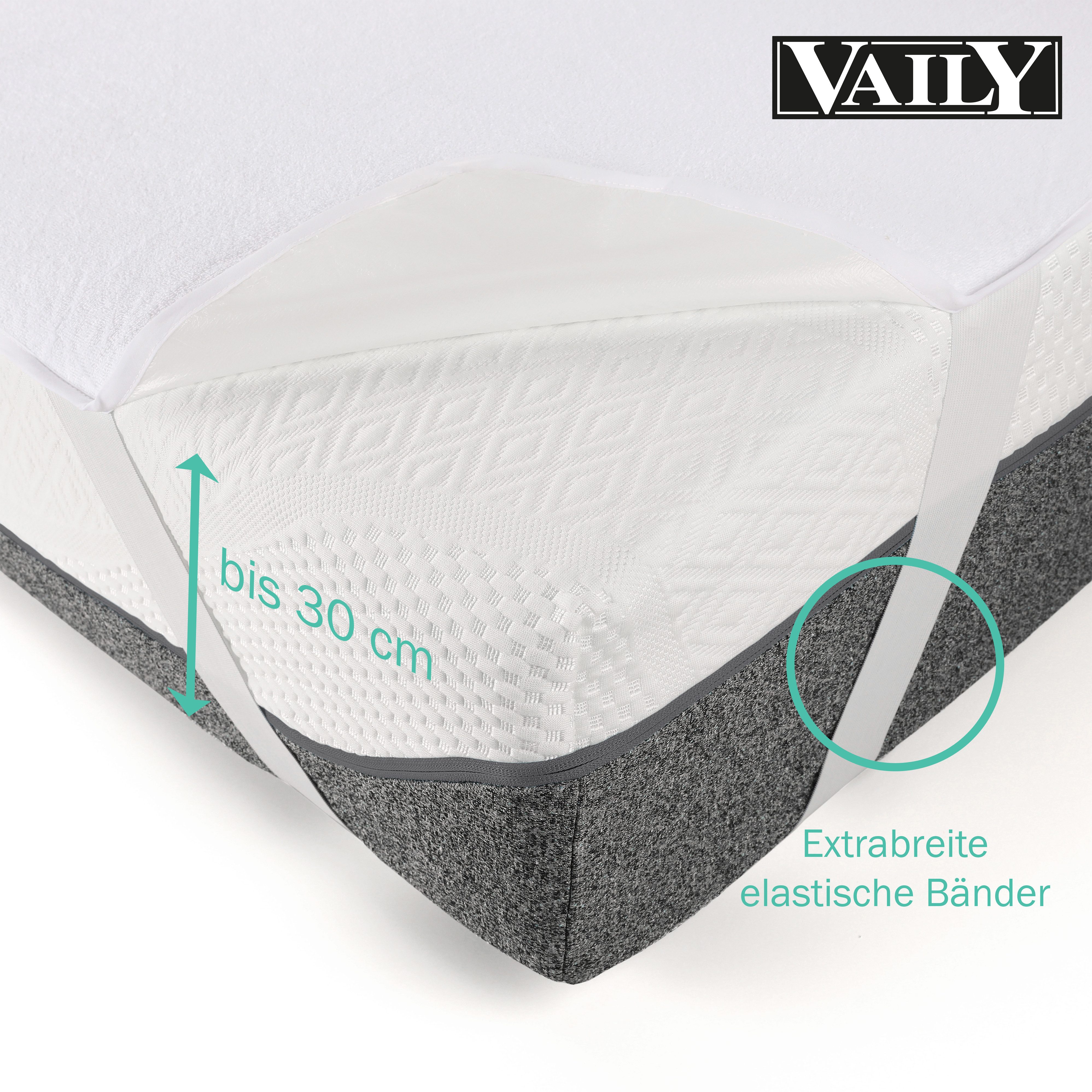 Matratzenschoner Matratzenschutz, Matratzenauflage von Vaily, Waschbar, günstig online kaufen