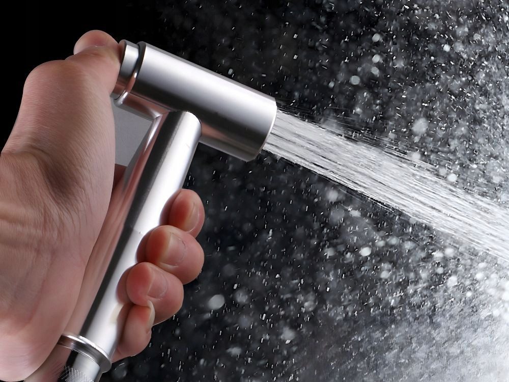 VERK GROUP Bidet Bidet Brause Handbrause WC Dusche Hygienedusche Aluminium, 1 tlg.