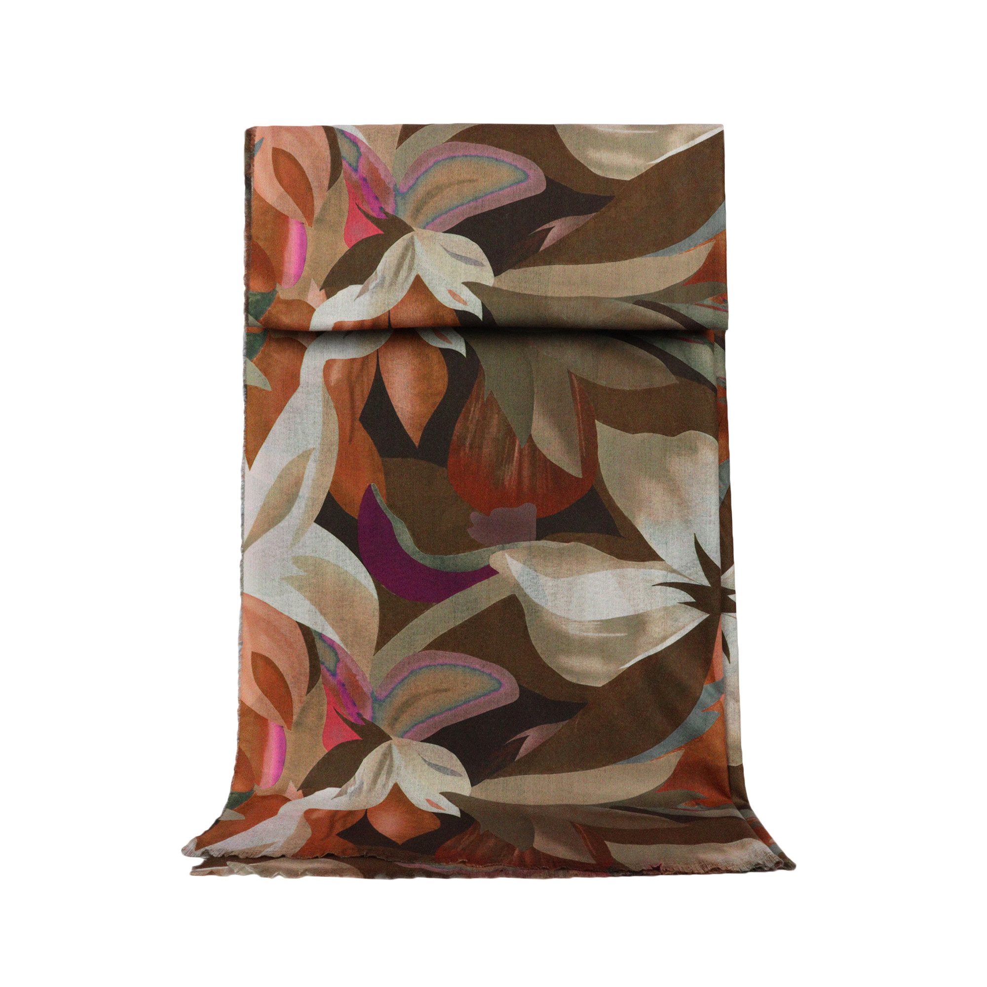 Modeschal Flamingoblume