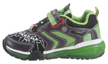 Geox Blinkschuh J BAYONYC BOY Sneaker mit Blinkfunktion, Freizeitschuh, Halbschuh, Schnürschuh