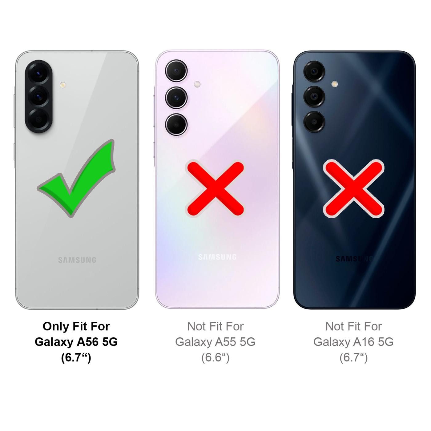 CoolGadget Handyhülle Defender Series Handy Hülle für Samsung Galaxy A56 5G 6,7 Zoll, Magsafe TPU Schlicht Robust Schutzhülle für Galaxy A56 5G Hülle