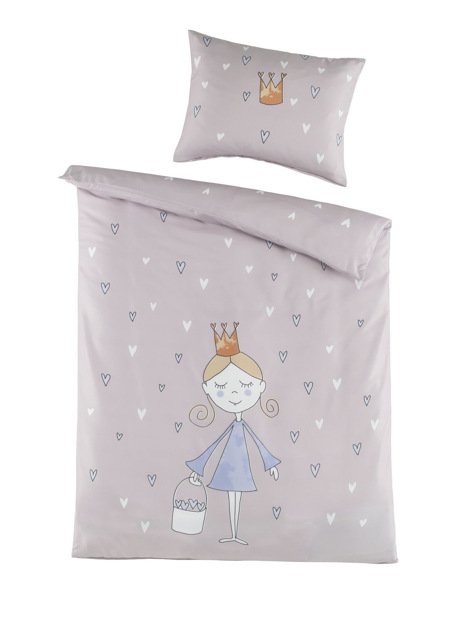 Babybettwäsche Set Renforcé 100x135 Design Princess