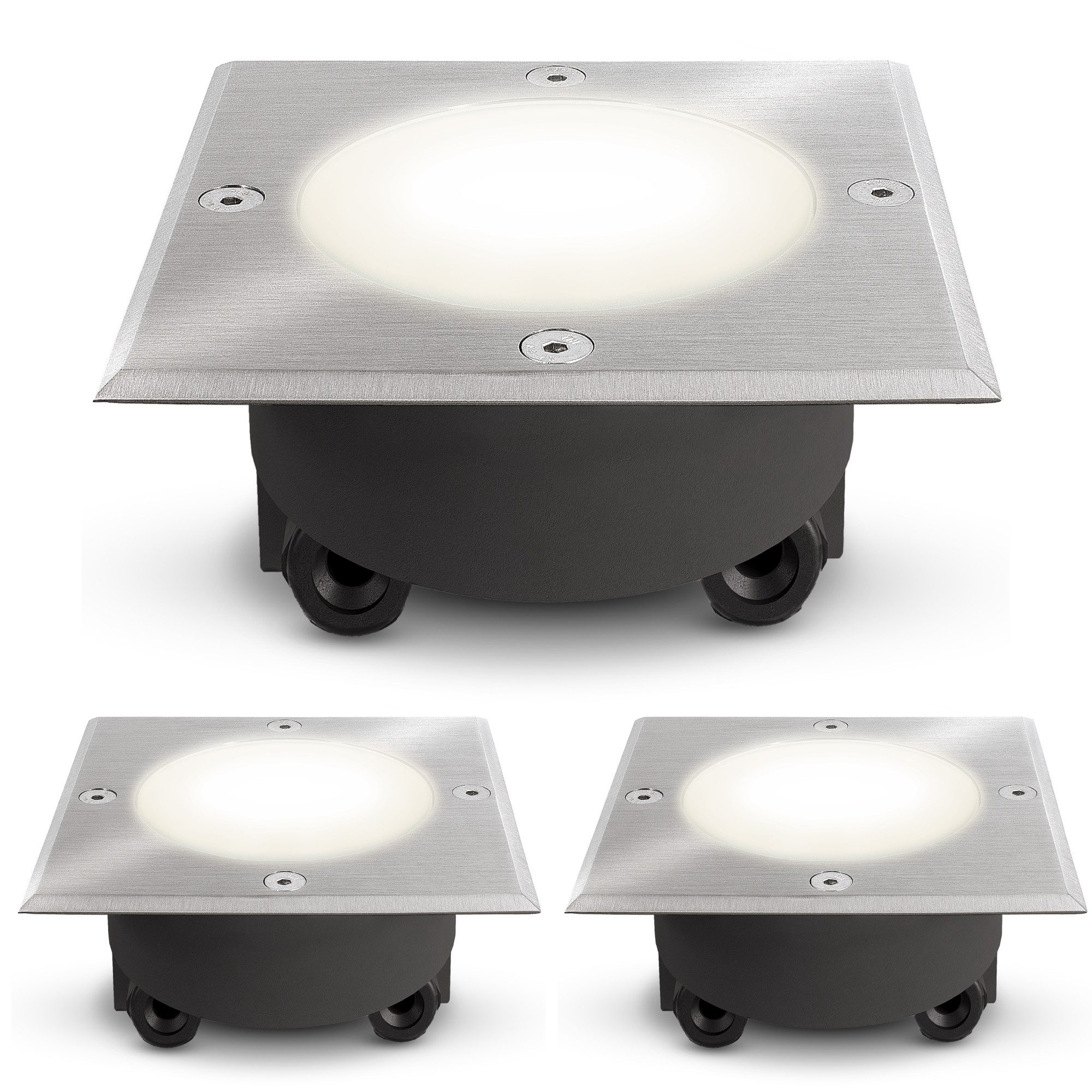 SSC-LUXon LED Gartenstrahler Bodeneinbaustrahler quadratisch VIROK günstig online kaufen