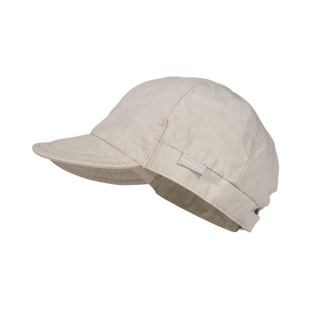 MAXIMO Schirmmütze GOTS MINI-Cap, Waschoptik Gummiriegel, Futter, UV 30 (1-St)
